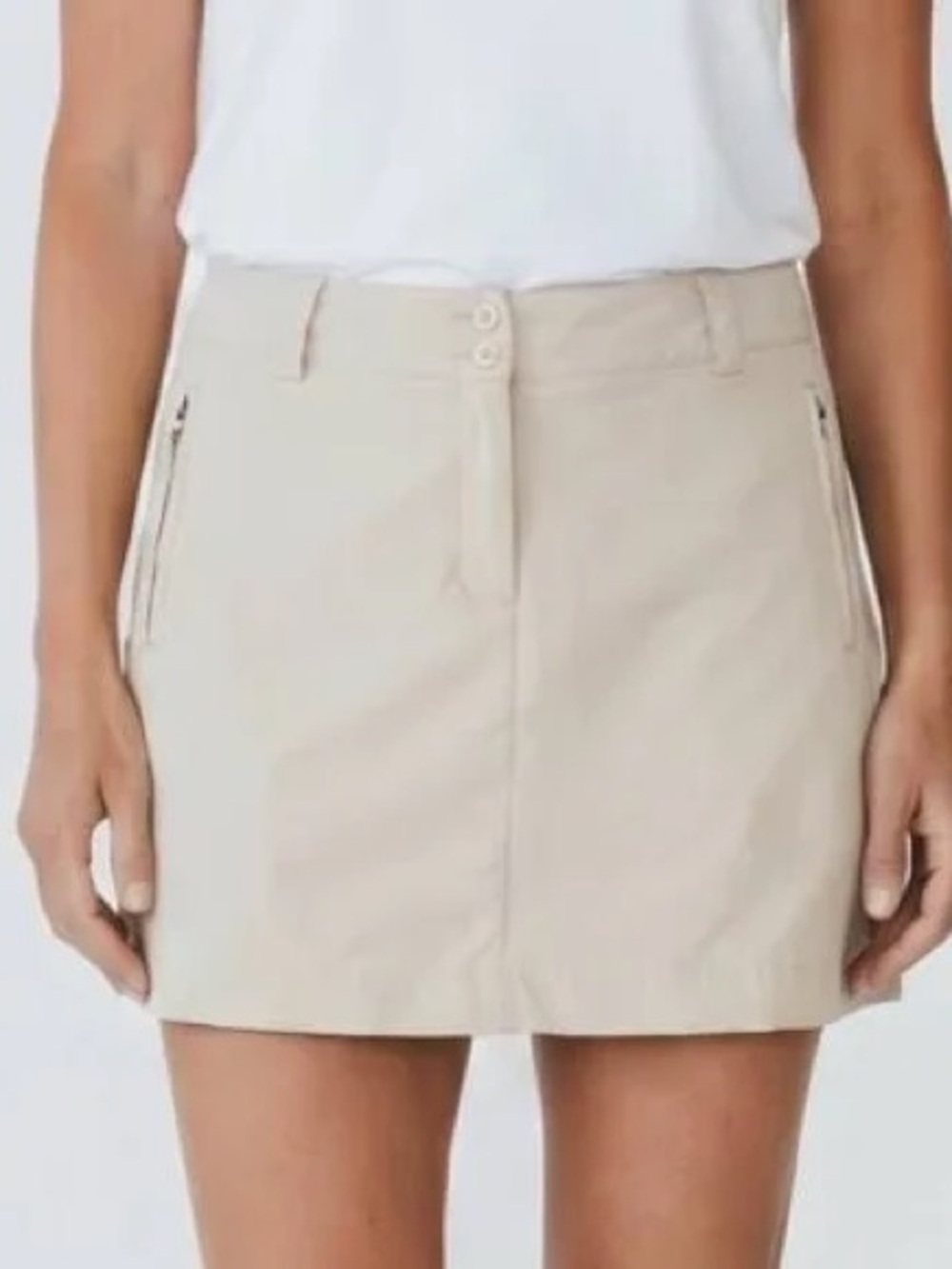Maggie Lane Women’s Khaki Golf Skort Sz 4 Tennis/Pickleball/Golf Club Wear